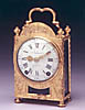 Louis XVI gilt bronze travelling clock